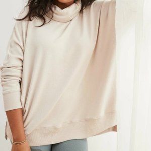 Cozy Tan Turtleneck Sweater